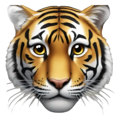 Chat sur un tigre sticker