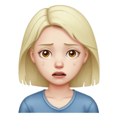 girl choking herself sticker