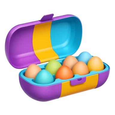 Surprise egg box sticker