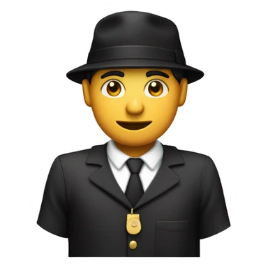 Ladrón con gorro negro camisa de rallas blanca y negras y con un bolsa de dinero en la mano sticker