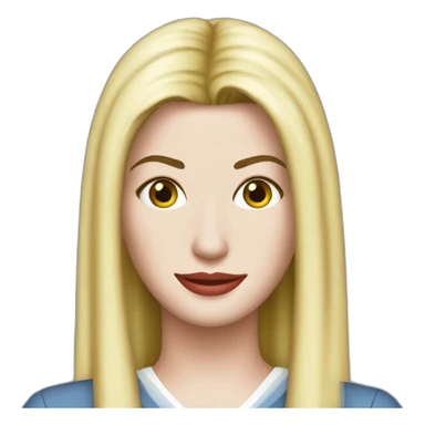 anne hathaway as mia thermopolis sticker