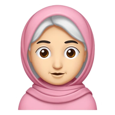 Pembe gülen yüz  sticker