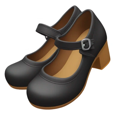 Black Mary Jane’s schoolgirl shoes sticker