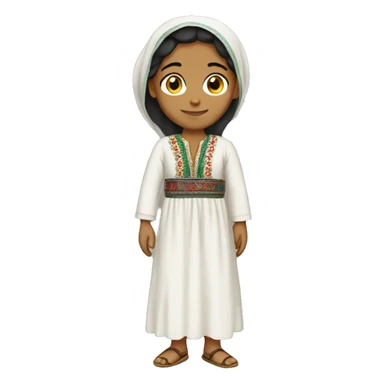 afghan dress  sticker