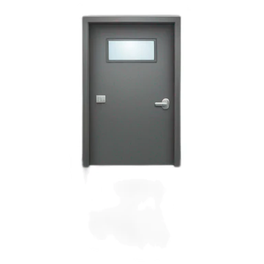 An emoji to represent a door from an office conference room sticker