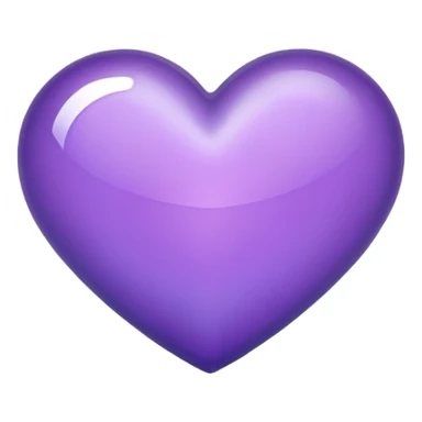Bluish Purple Heart  sticker