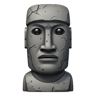 Moai statue  sticker