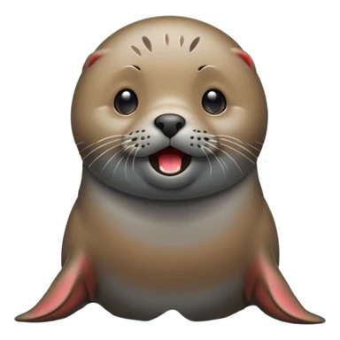 seal barking sticker