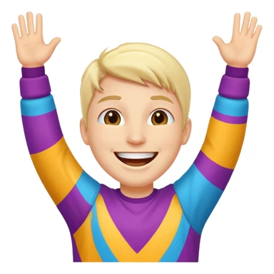 the word "Rabea!" and a cheering smiley sticker