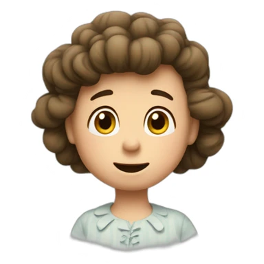 Cara de Charlie Brown feliz sticker