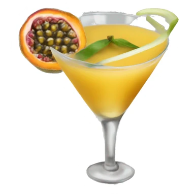 a passion fruit martini sticker