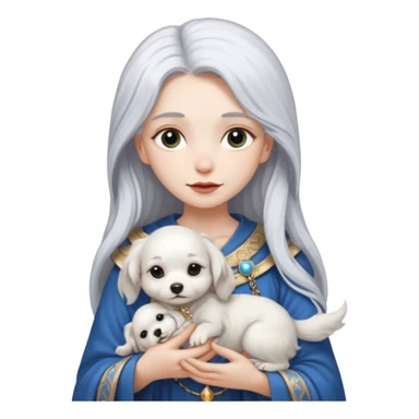Priestess of the Moon has Puppy Love sticker