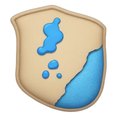 blue wound patch sticker