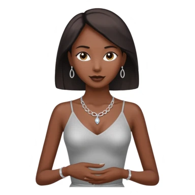 Zayif ince belli kadin esmer sticker