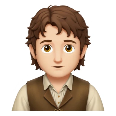 Frodo Baggins from The Lord of the Rings sticker