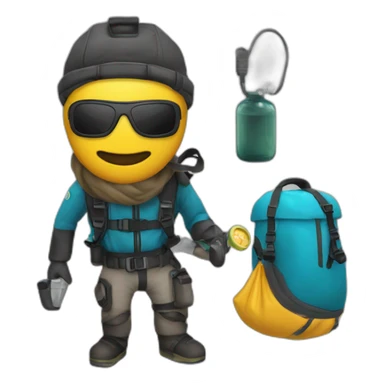 Funny choiceFunny choice scuba hobo tech sticker