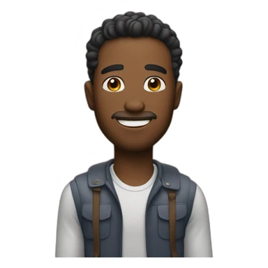 A man that fall in love sticker