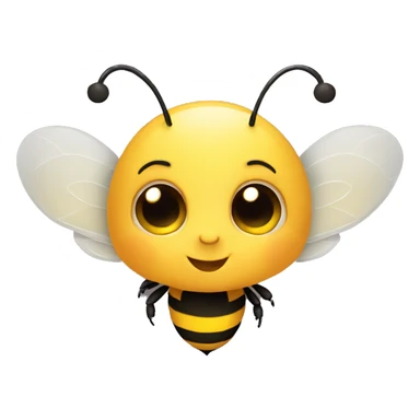 Cute bee sticker