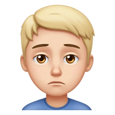 Üzgün ifade sticker