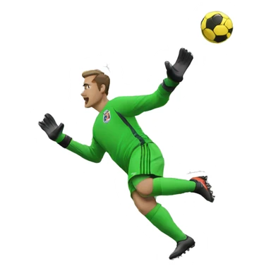 Goalkepper defense sticker