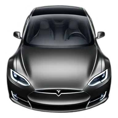 Tesla-car-black sticker
