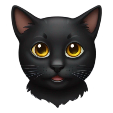 blac cat halloween sticker