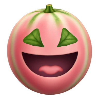 melone con faccia innamorata  sticker