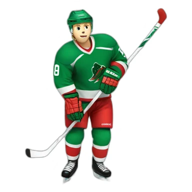Hockey-green-love-35 sticker