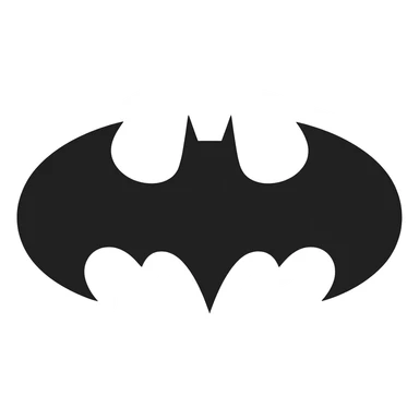 batman logo sticker