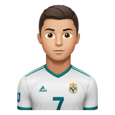 cristiano ronaldo football player sticker