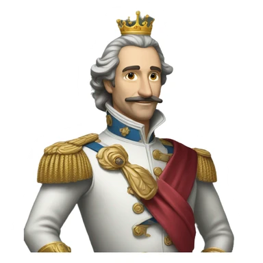 The king lèpre sticker