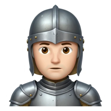 medieval knight sticker