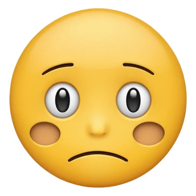 A sad and smug emoji  sticker