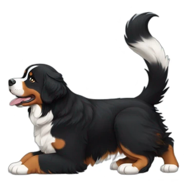 Bernese mountain dog marco odermatt sticker