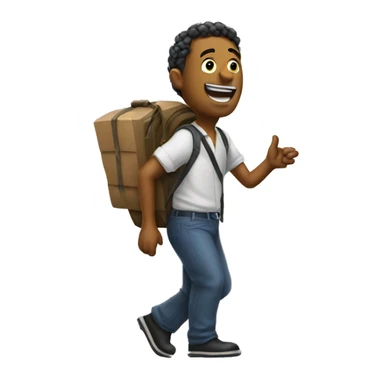 hitch hiking sticker