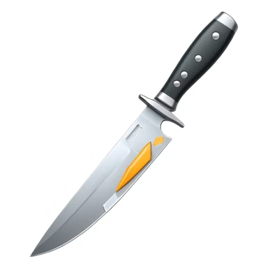 knife pointing up sticker