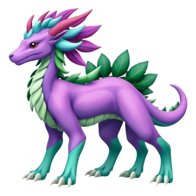 Suicune-Keldeon-Meganium-fusion (full body) sticker