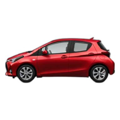 toyota yaris 2021 red sticker