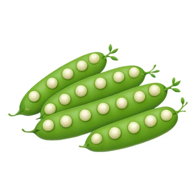 Cute  peas in pod sticker