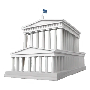Greek parliament building sticker