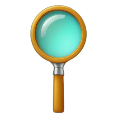 search magnifying glass on tent sticker