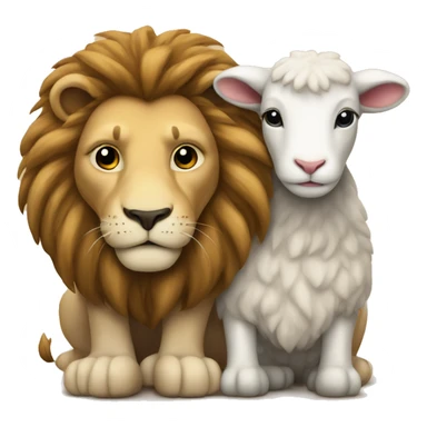 Lion and lamb equal before the law sticker