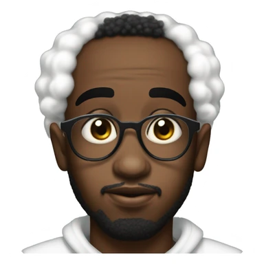 um homem afro ao estilo P.diddy segurando um oleo de bebe sticker
