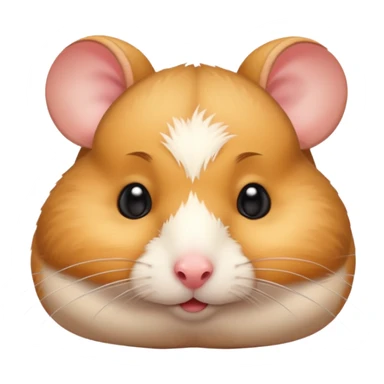hamster laying on its side flushed cheeks drunk sticker