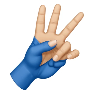 Crip gang sign sticker