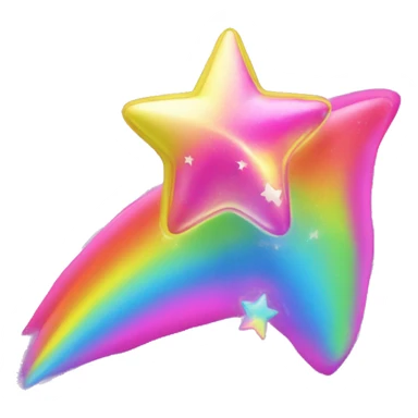 lisa frank shooting star sticker
