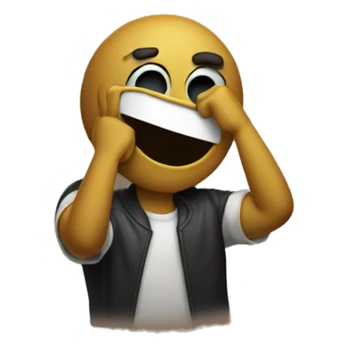 Emoji dabbing sticker