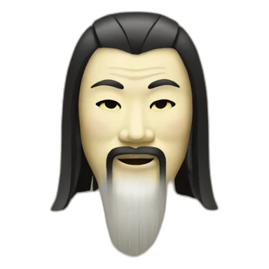 noh-mask-longhair-japanese-kimono-dancing-massive-man sticker