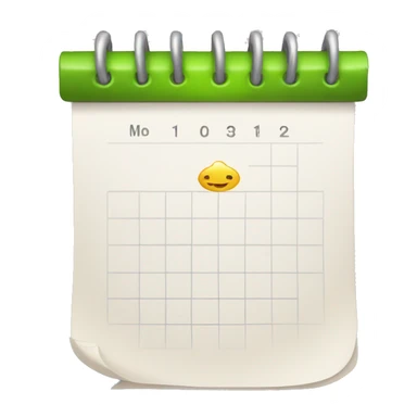 daily calendar monday sticker