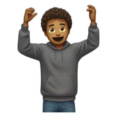 Personne qui dab sticker